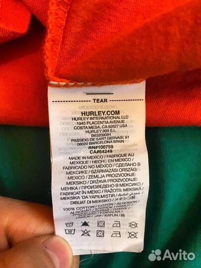 Футболка Hurley оригинал