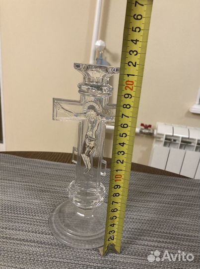 Подсвечник хрустальный Крест