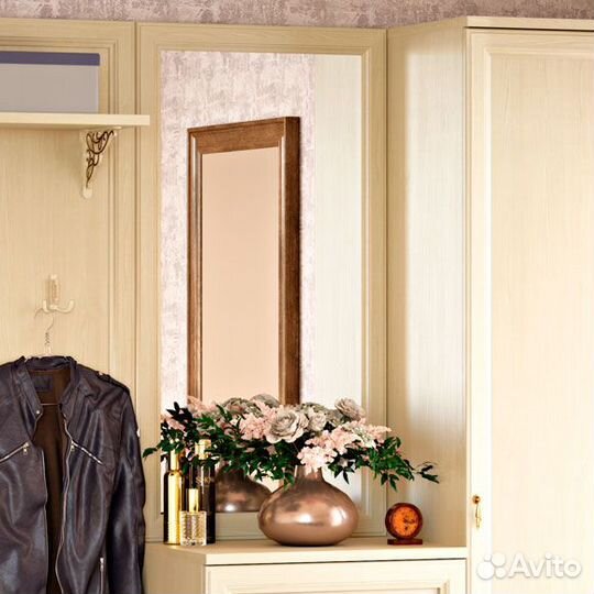 Зеркало в прихожую Екатерина крем Миассмебель