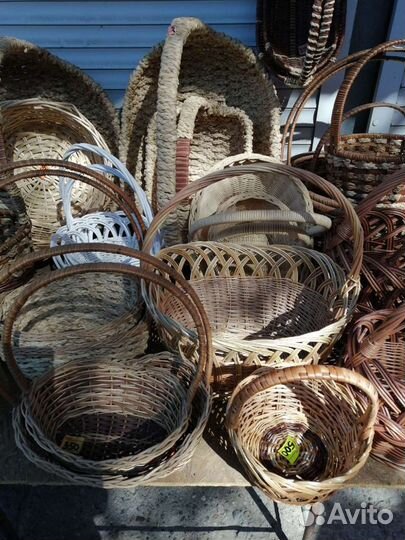 Корзина плетеная