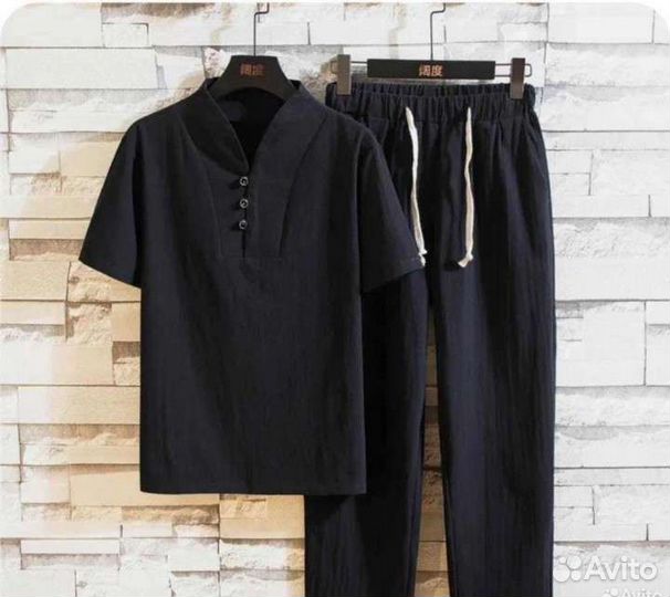 Мужской летний костюм лён