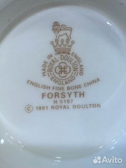 Английский чайный сервиз Royal Doulton