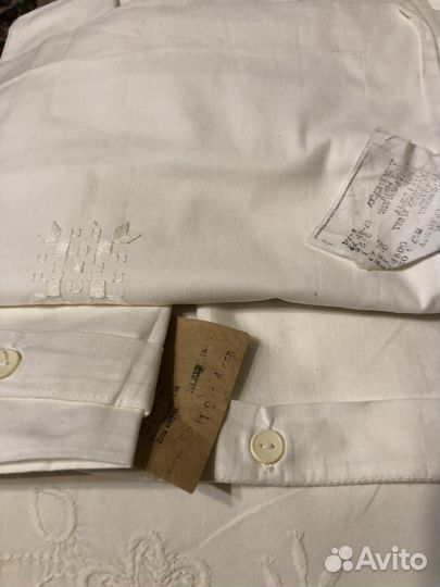 Наволочки СССР с вышивкой и этикетками новые