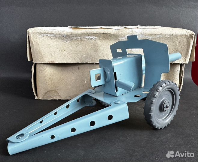 Пушка железная СССР с коробкой