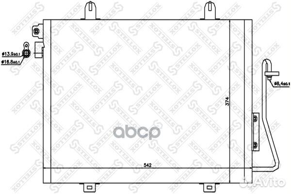 10-45175-SX RT5376 8200090213 радиатор конд