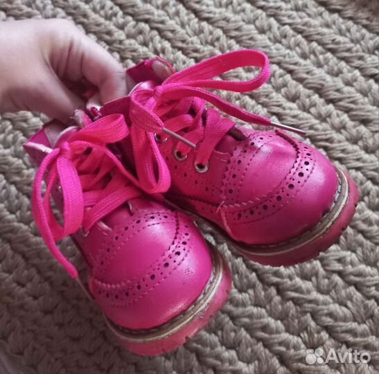Ботинки на девочку 23 размер