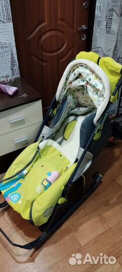 Детские санки коляска с колесами