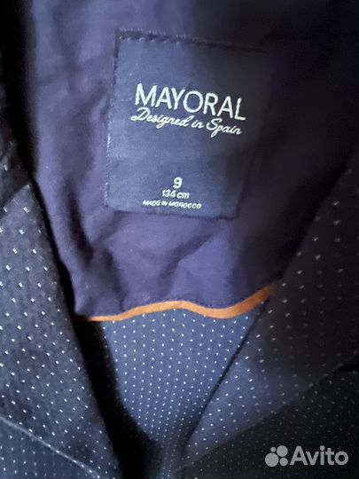Школьный костюм mayoral размер 134 см