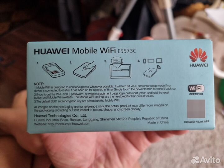 4G Wi-Fi роутер Huawei E5573Cs - 322