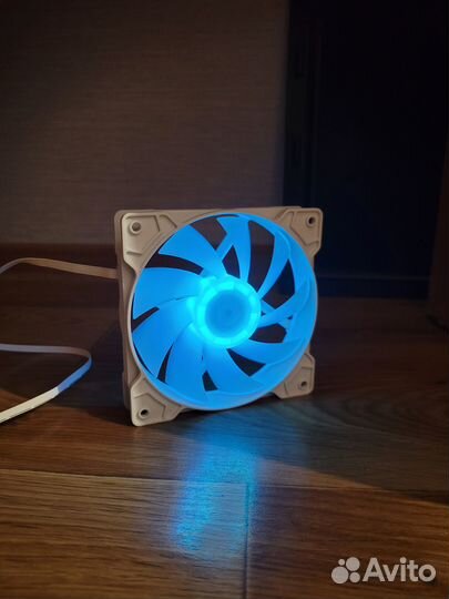 Вентилятор белый 120мм с RGB регулировкой цвета
