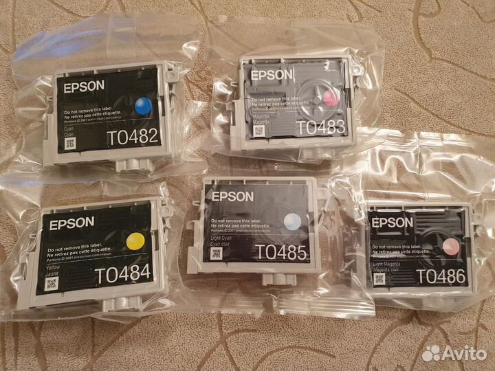 Картриджи HP 655 Epson Т0482-Т0486 T0812 T0814