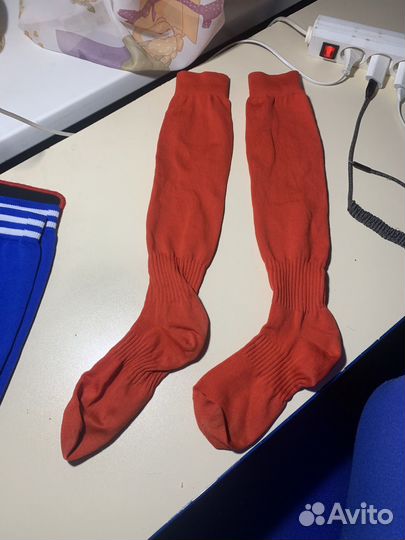 Гетры футбольные(синие, красные)