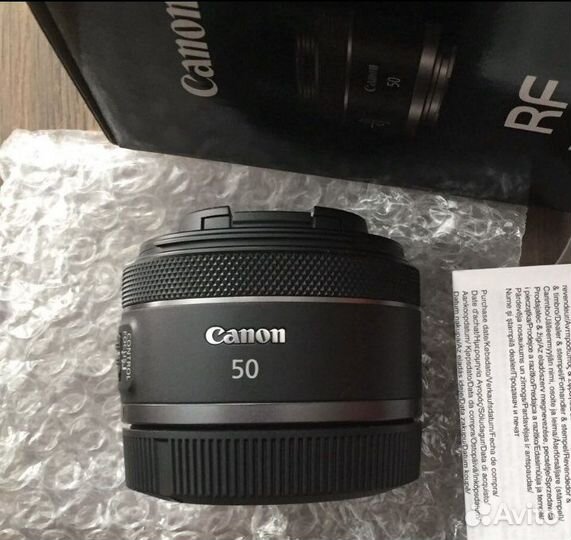 Canon RF 50 f1.8 STM, новый