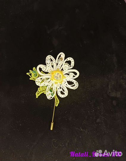 Брошь - игла 