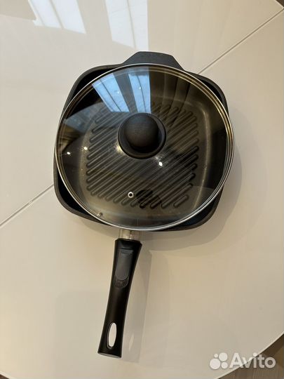 Сковорода-гриль титан 28