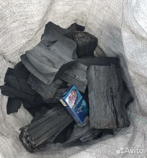 Уголь древесный в мешках