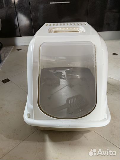 Кошачий туалет закрытый