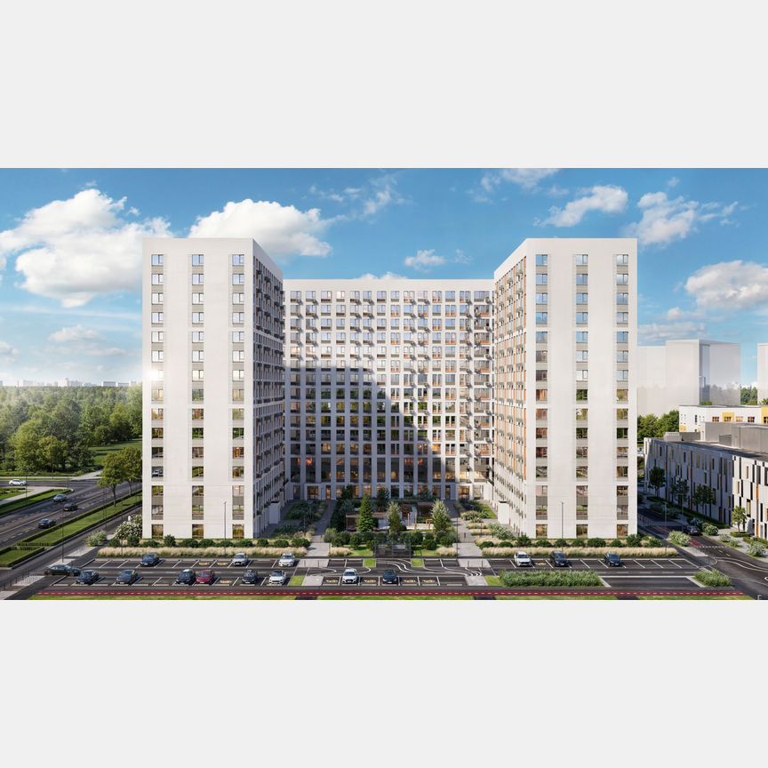 2-к. квартира, 50 м², 10/15 эт.
