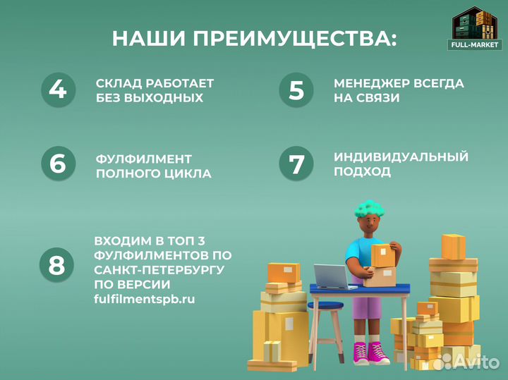 Фулфилмент для вайлдберриз/wildberries отправка