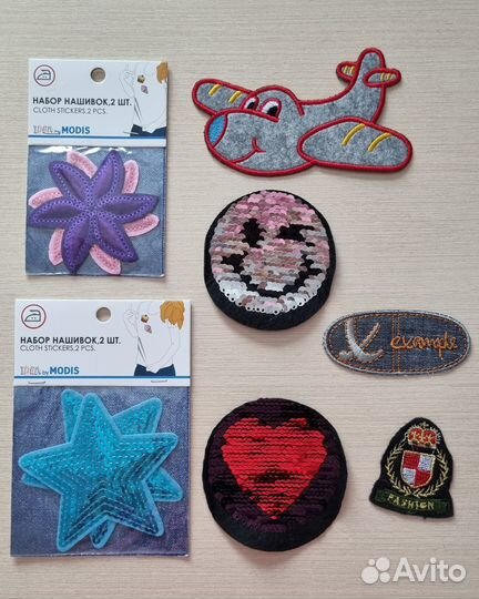 Термонаклейки и нашивки детские, цена за все