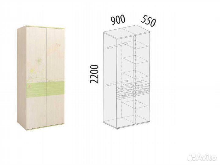 Мебель DaVita: шкаф, стеллаж, комод, стол, полка