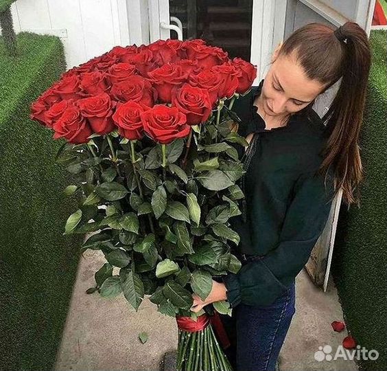 Высокие розы