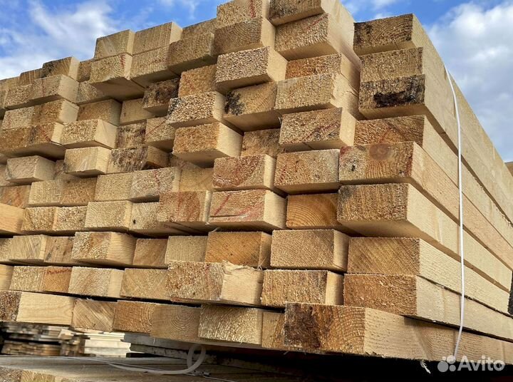 Доска обрезная 25х100х6000