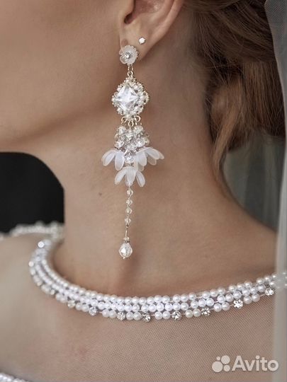 Свадебные серьги