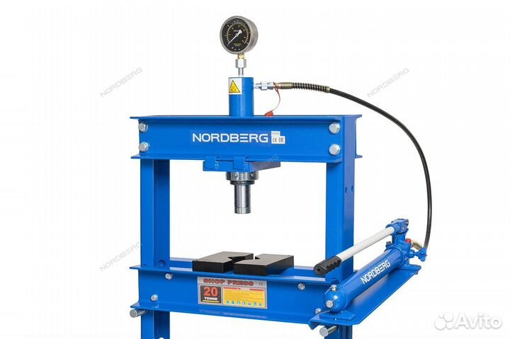 Пресс гидравлический ручной привод 20т Nordberg