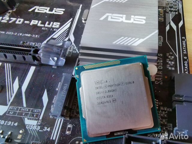 Intel Pentium G2010 2 ядра по 2800 GHz, гарантия