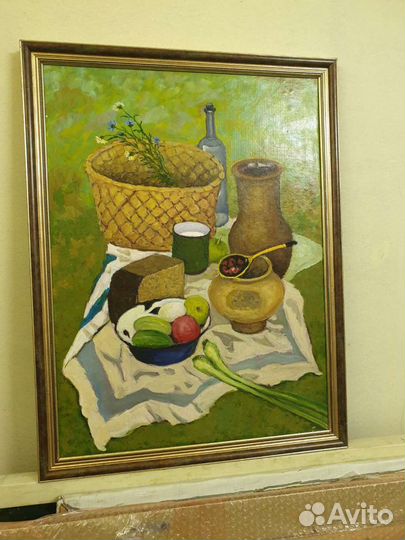 Картина летний натюрморт, А.И.Кувин, Заслуж