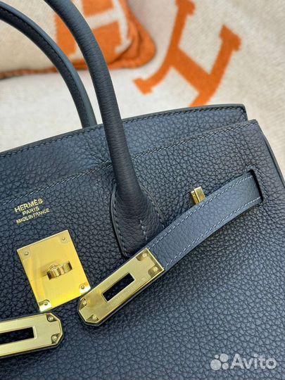 Сумка Hermes Birkin 30 кожа, слёзы, ручная работа