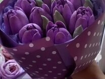 Тюльпаны съедобные из зефира