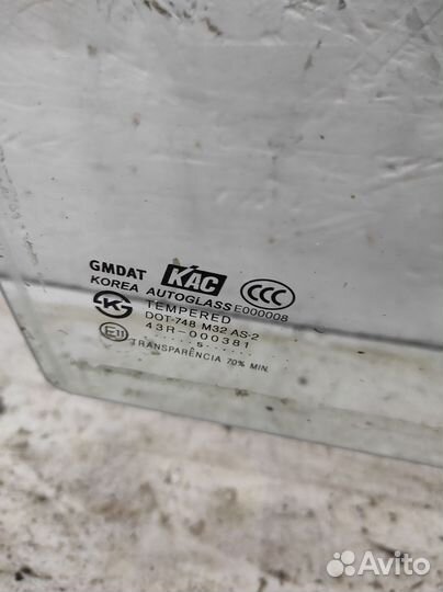 Стекло заднее правое Chevrolet Lacetti хэтчбек