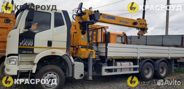 FAW J6P-375 с КМУ, 2023