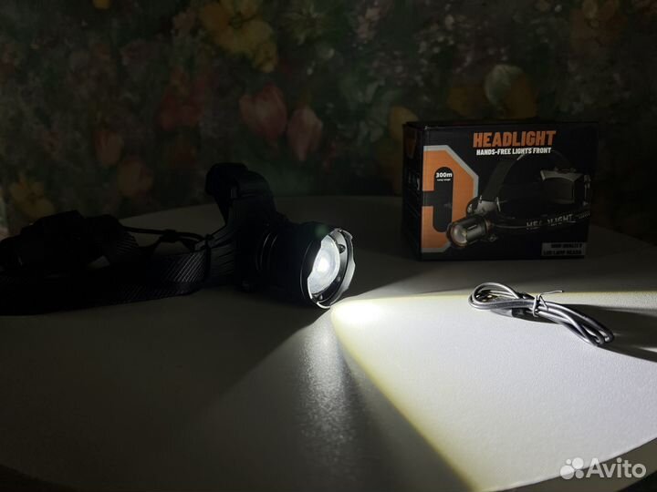Мощный налобный фонарь арт. 293