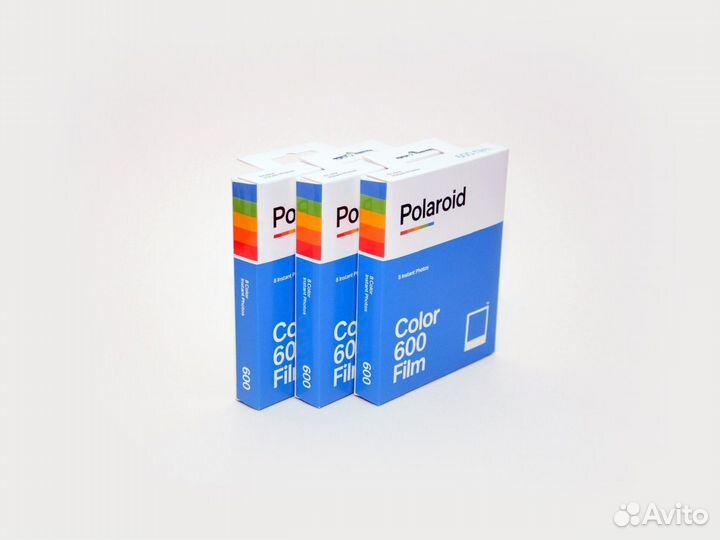 3 картриджа (кассеты) для Polaroid 636/600