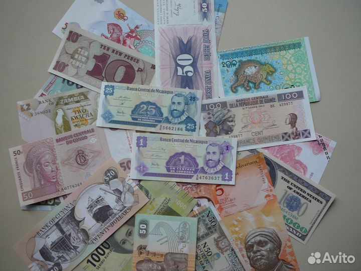 25 банкнот. Пресс. UNC. Лот №1