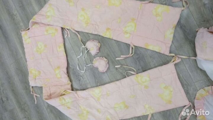 Балдахин (комплект бортики в детскую кроватку)