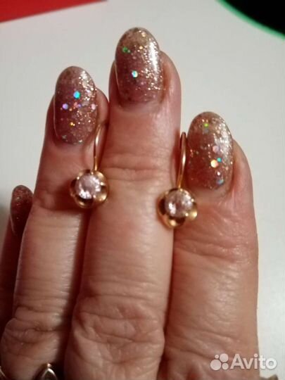 Золотые серьги СССР