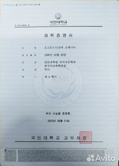 Преподаватель корейского языка