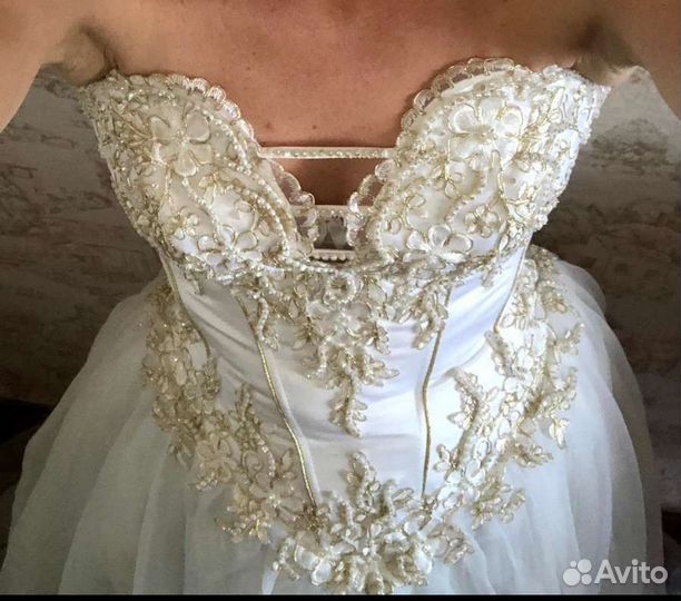 Свадебное платье 44 46 пышное