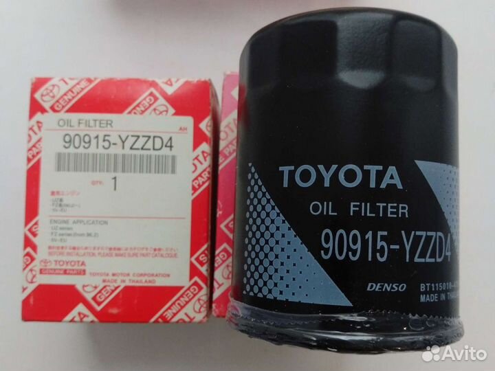 Фильтр масляный 90915-yzzd4 Тойота