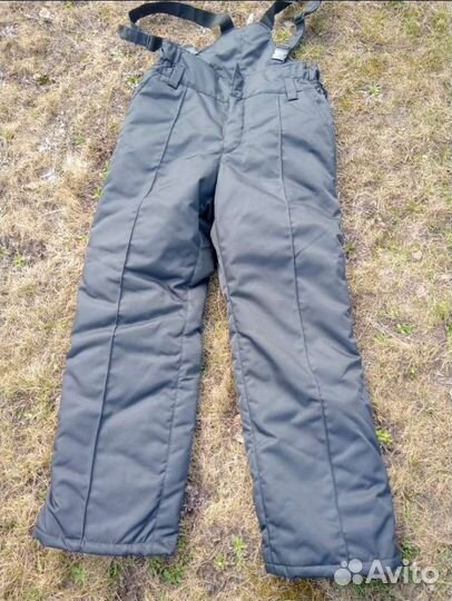 Полицейские зимние штаны на поддяжках. Новые