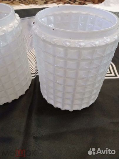 Плафоны для люстры СССР молочное стекло