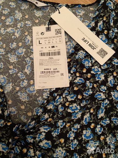 Платье zara новое XS-S