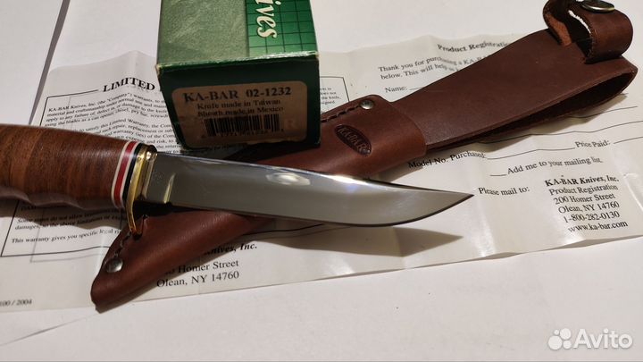 Раритет нож Ka-bar 02-1232 Hunter новый