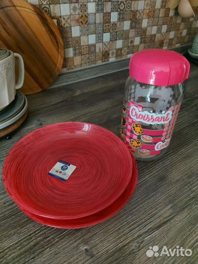 Набор посуды Luminarc люминарк 2 тарелки и банка