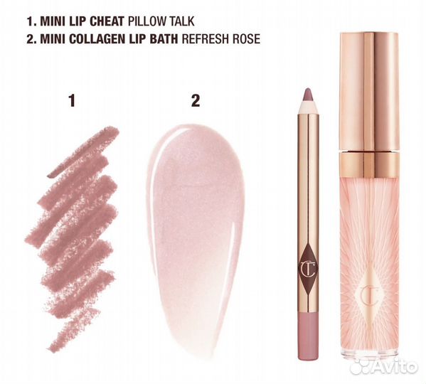 Charlotte Tilbury Fresh pink блеск+карандаш