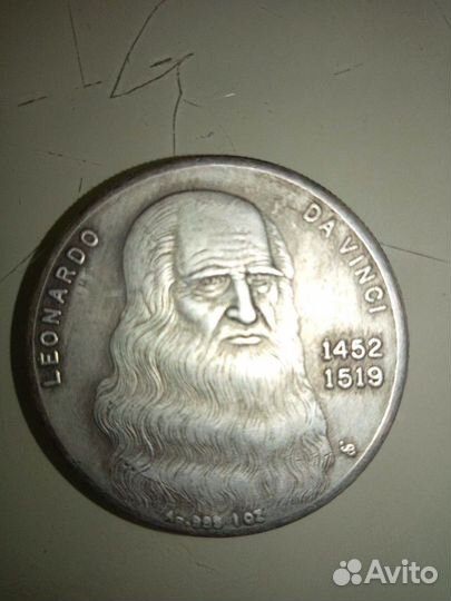 Монета Да Винчи